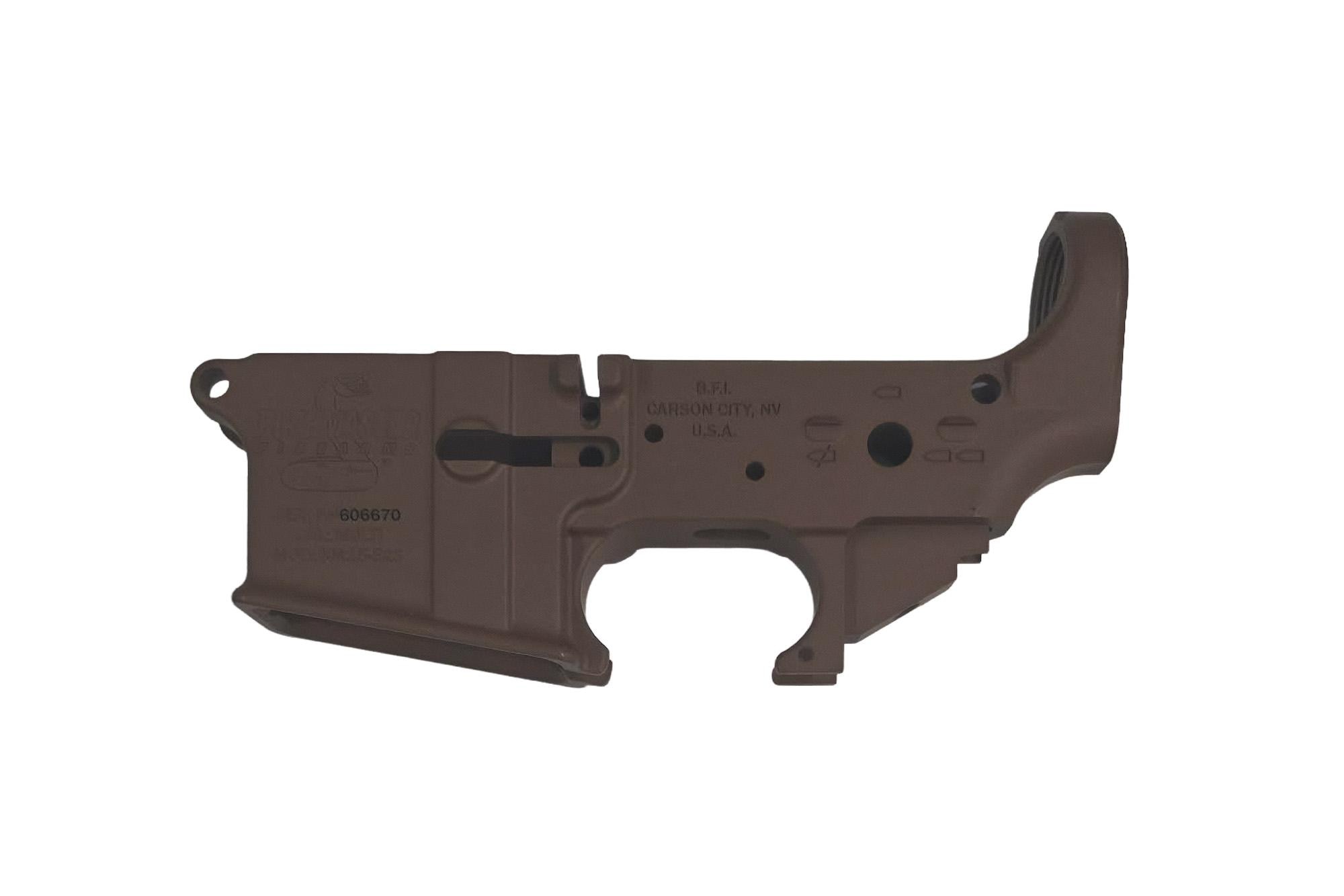 Bushmaster XM15-E2S Stripped Lower Receiver - Brown